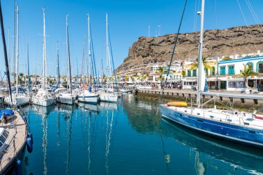Güzel bir şehir Puerto Mogan Gran Canaria - İspanya