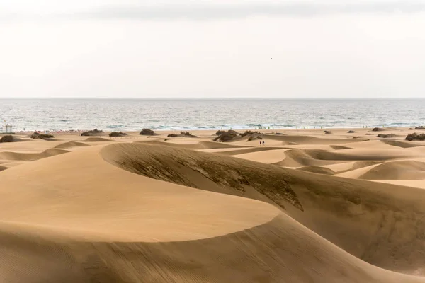 Öknen Med Sanddyner Gran Canaria Spanien — Stockfoto