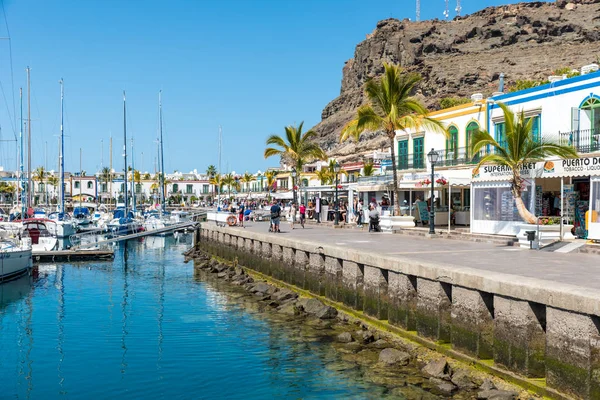 Bella Città Puerto Mogan Gran Canaria Spagna — Foto Stock