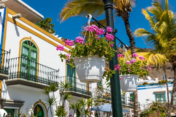 Hermosa Ciudad Puerto Mogan Gran Canaria España — Foto de Stock