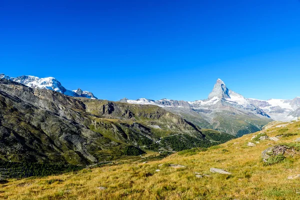 Matterhorn Krásná Krajina Zermatt Švýcarsko — Stock fotografie