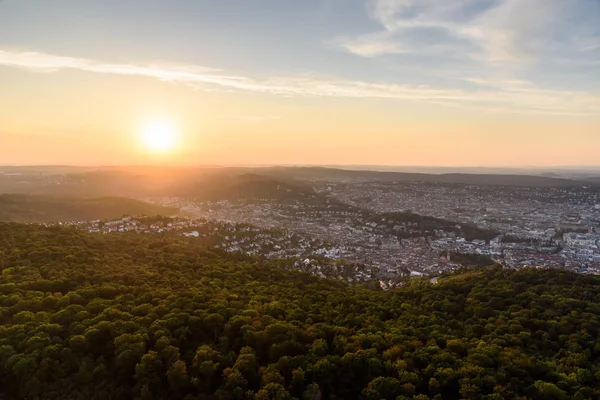 Beautiful Sunset Stuttgart City Germany — Stock Photo, Image