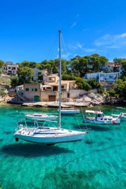 Güzel sahil, Cala Figuera - İspanya, Mallorca