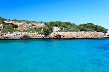 Cala Sa Nau - Mallorca, İspanya 'da güzel bir koy ve plaj - Avrupa