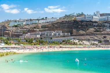 Beach Amadores, Porto Riko, ada Gran Canaria, İspanya
