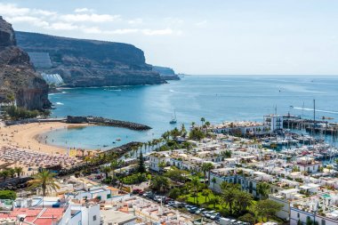 Güzel bir şehir Puerto Mogan Gran Canaria - İspanya