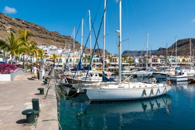 Güzel bir şehir Puerto Mogan Gran Canaria - İspanya