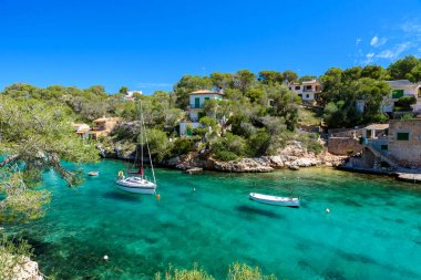 Güzel sahil, Cala Figuera - İspanya, Mallorca