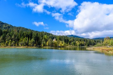 Bir Seefeld in Tirol, Avusturya - Europe, göl Wildsee