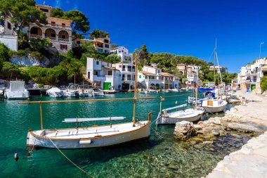 Güzel sahil, Cala Figuera - İspanya, Mallorca