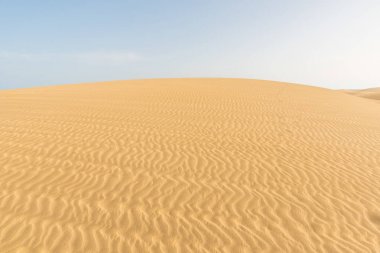 Çöl - kum tepeleri ile güzel manzara