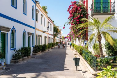 Güzel bir şehir Puerto Mogan Gran Canaria - İspanya