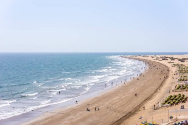 Plaj Playa del Ingles, Gran Canaria - İspanya