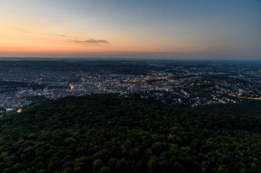Gece yaz - gezi yerleri Almanya'da Stuttgart şehir