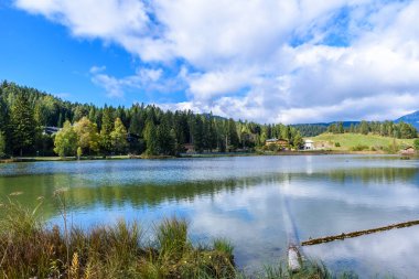 Bir Seefeld in Tirol, Avusturya - Europe, göl Wildsee