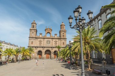 Tarihi ve güzel citiy Las Palmas de Gran Canaria
