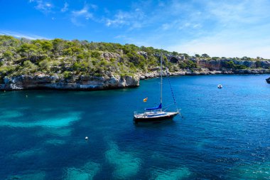 Güzel sahil, Cala Figuera - İspanya, Mallorca