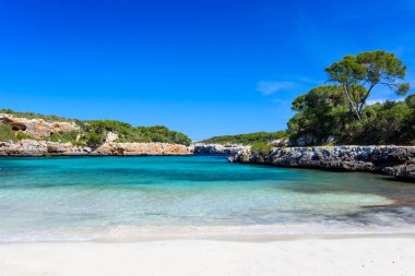 Cala Sa Nau - beautiful bay and beach on Mallorca, Spain - Europe clipart