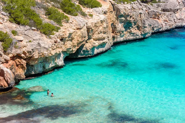 Calo Des Moro Όμορφο Κόλπο Της Μαγιόρκα Ισπανία — Φωτογραφία Αρχείου