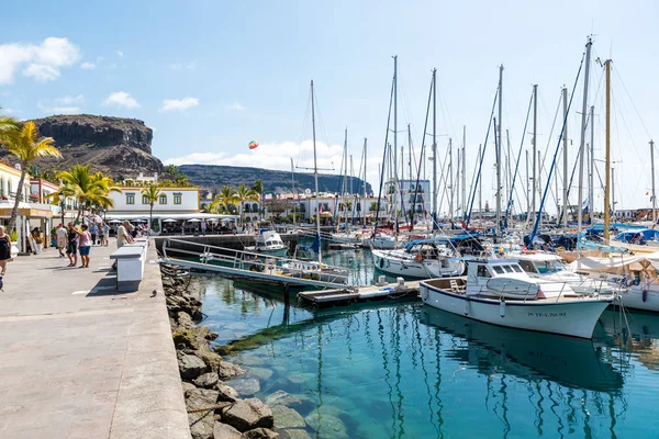 Bella Città Puerto Mogan Gran Canaria Spagna — Foto Stock