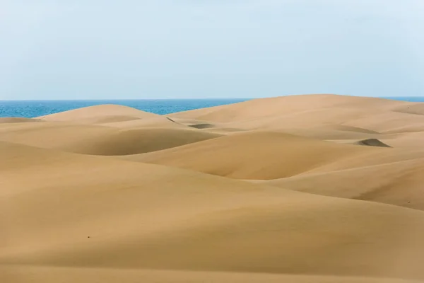 Deserto Con Dune Sabbia Gran Canaria Spagna — Foto Stock