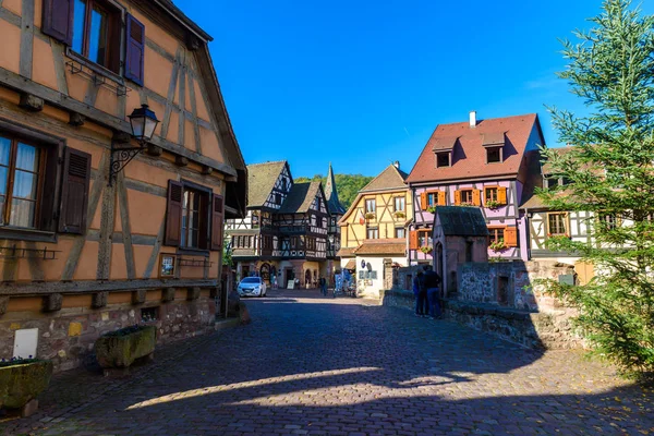 Chateau Kaysersberg Historical Village Wine Region Vineyards Alsace France Europe — Stock Photo, Image