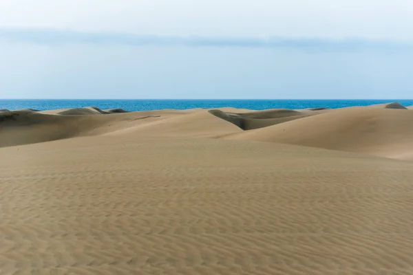 グラン カナリア島 スペインの砂丘と砂漠 — ストック写真