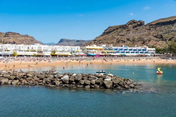 Spiaggia Puerto Mogan Playa Mogan — Foto Stock