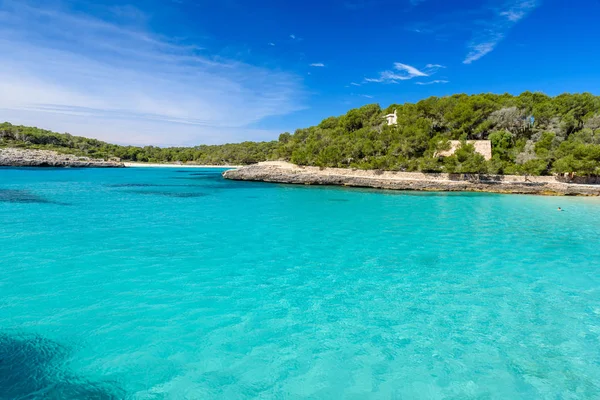 Gyönyörű Tengerparti Cala Amarador Mondrago Spanyolország Mallorca Baleári Szigetek Földközi — Stock Fotó