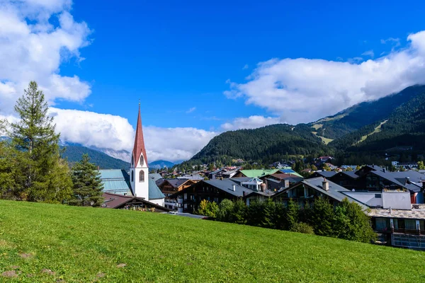 Lago Wildsee Seefeld Tirol Áustria Europa — Fotografia de Stock