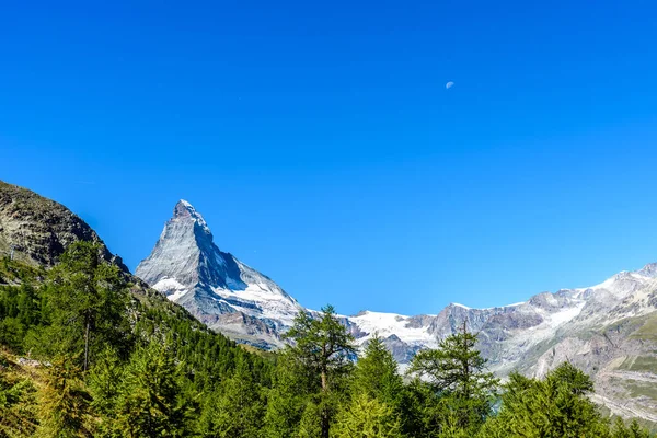 Matterhorn Piękny Krajobraz Zermatt Szwajcaria — Zdjęcie stockowe