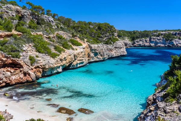 Calo Des Moro Όμορφο Κόλπο Της Μαγιόρκα Ισπανία — Φωτογραφία Αρχείου