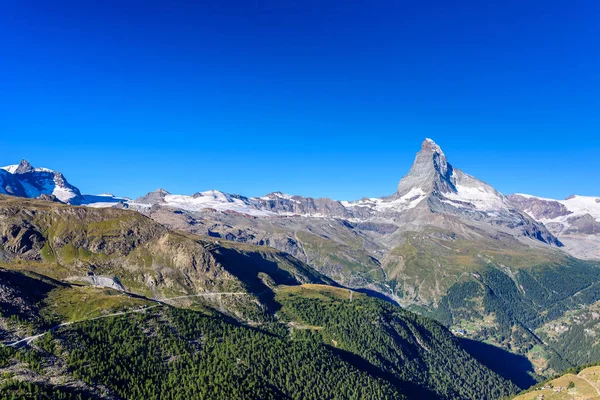 Matterhorn Krásná Krajina Zermatt Švýcarsko — Stock fotografie