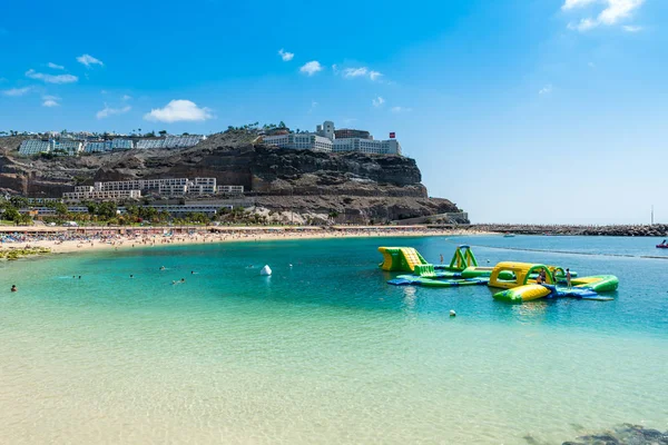 Beach Amadores in Puerto Rico, Island Gran Canaria of spain