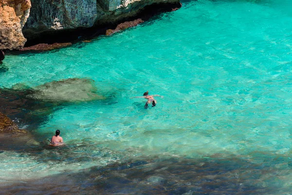 Calo Des Moro Bela Baía Maiorca Espanha — Fotografia de Stock