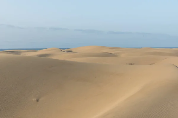 Desert Sand Dunes Gran Canaria Spain — Stock Photo, Image