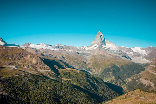Matterhorn Krásná Krajina Zermatt Švýcarsko — Stock fotografie