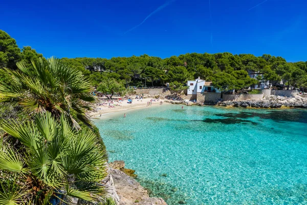 Cala Gat Ratjada Maiorca Bela Praia Costa — Fotografia de Stock