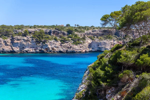 Calo Des Moro Όμορφο Κόλπο Της Μαγιόρκα Ισπανία — Φωτογραφία Αρχείου