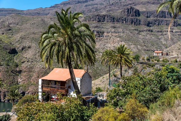 Krásné Jezero Ayagaures Gran Canaria Španělsku — Stock fotografie