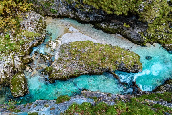 Leutaschklamm Gorge Sauvage Avec Rivière Dans Les Alpes Allemagne — Photo
