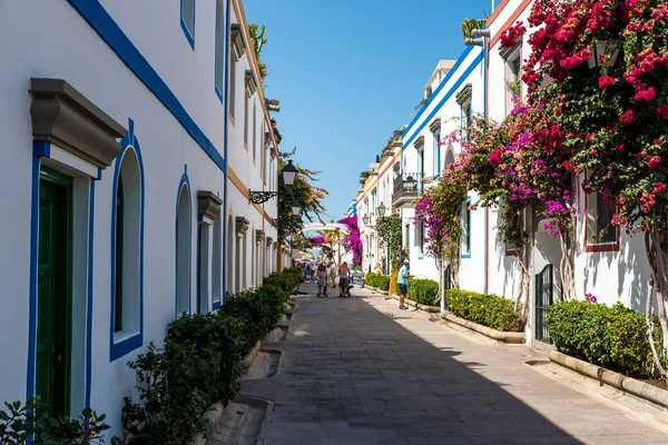 Hermosa Ciudad Puerto Mogan Gran Canaria España — Foto de Stock