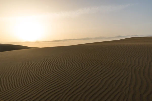 Sunrise Desert Beautiful Landscape Sand Dunes — Stock Photo, Image
