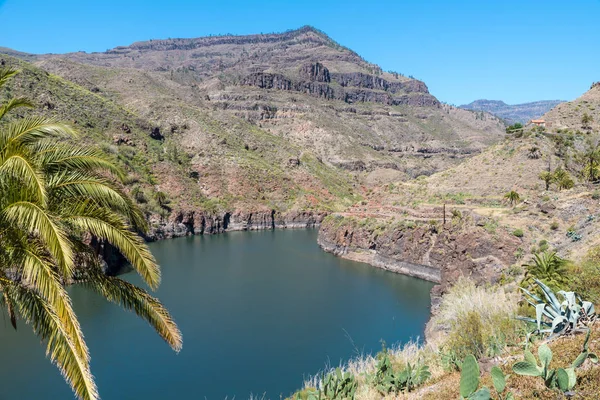 Krásné Jezero Ayagaures Gran Canaria Španělsku — Stock fotografie