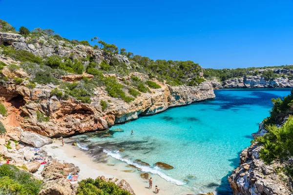 Calo Des Moro Όμορφο Κόλπο Της Μαγιόρκα Ισπανία — Φωτογραφία Αρχείου