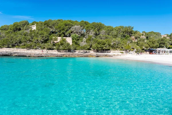 Cala Mondrago Gyönyörű Tengerpart Mallorca Partján — Stock Fotó