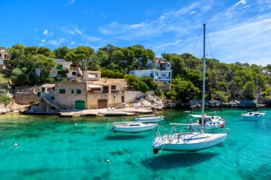 Güzel sahil, Cala Figuera - İspanya, Mallorca