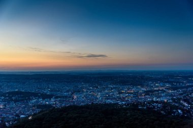 Gece yaz - gezi yerleri Almanya'da Stuttgart şehir