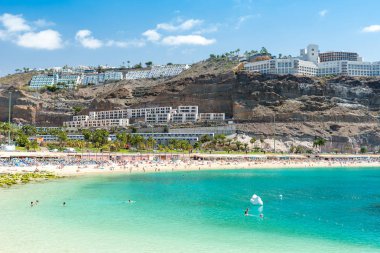 Beach Amadores, Porto Riko, ada Gran Canaria, İspanya