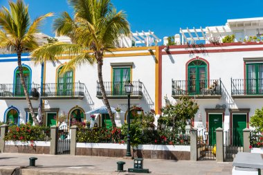 Güzel bir şehir Puerto Mogan Gran Canaria - İspanya